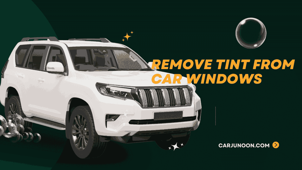 how to remove tint from car windows